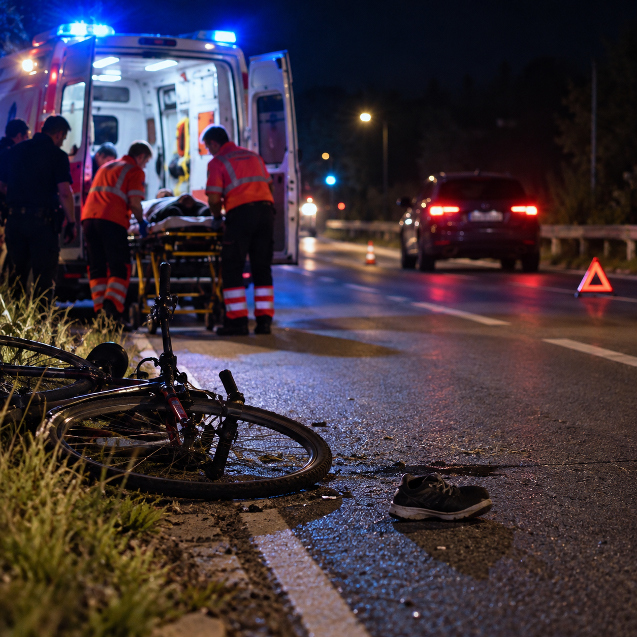 Berat: Makina përplas çiklistin, 40-vjeçari niset me urgjencë drejt Traumës