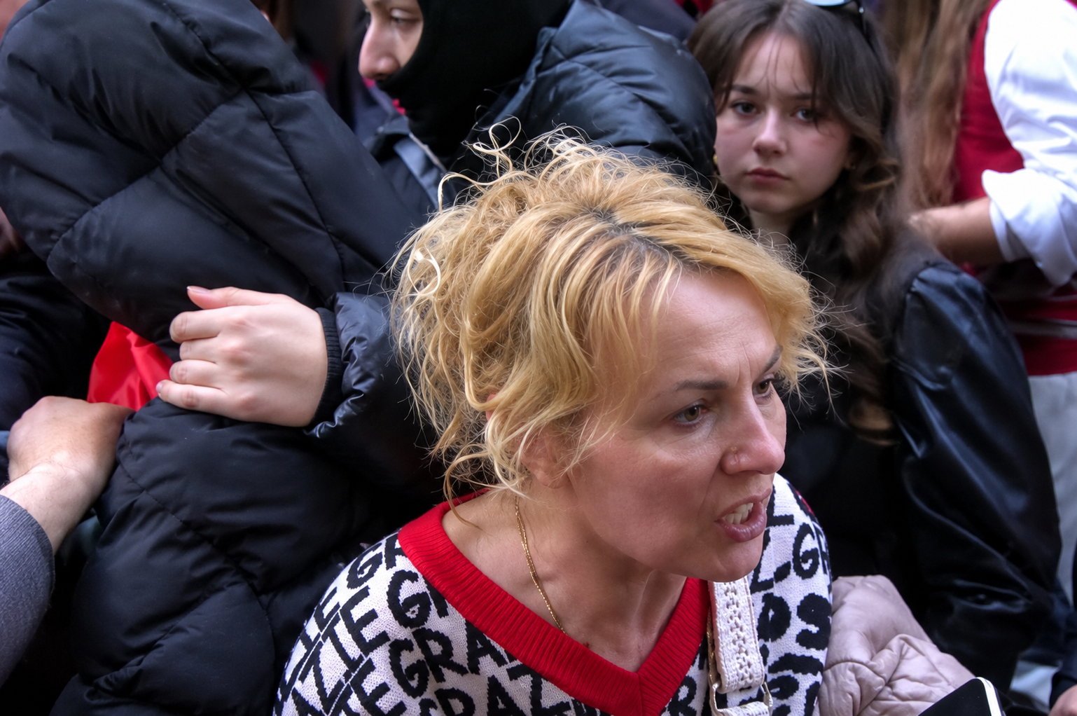 Protestuesja: Nëse dikush po tenton të prish këtë protestë ne i hedhim në kosh