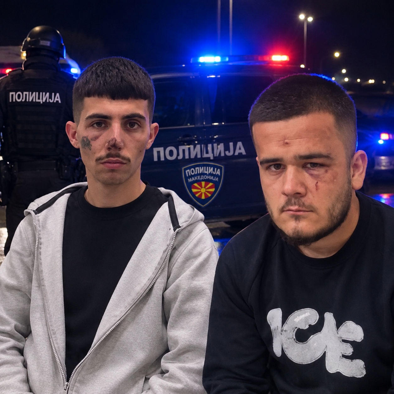 Policët maqedonas rrahin barbarisht të rinjtë shqiptarë