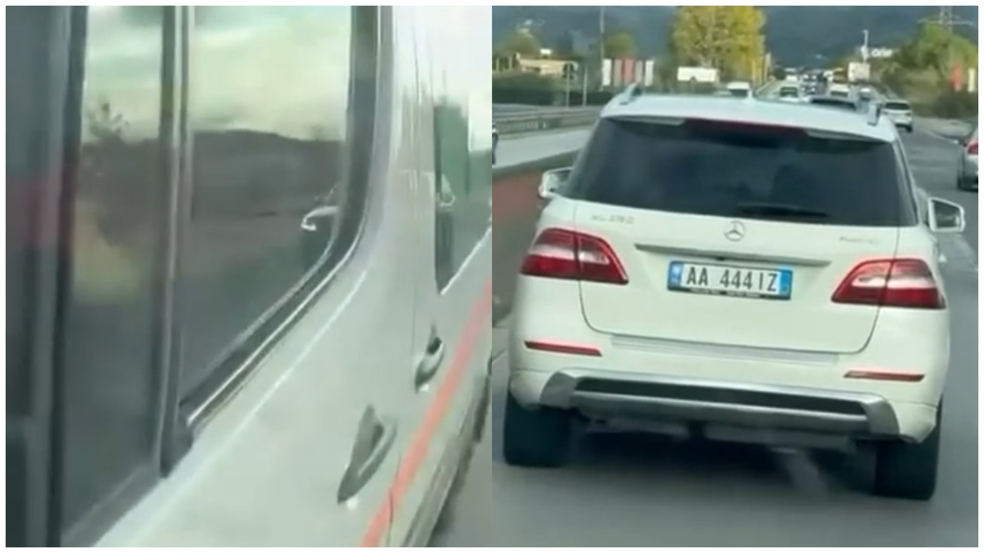 “Benz-i” s’pyet për të sëmurët, refuzon t’i hapi rrugën ambulancës