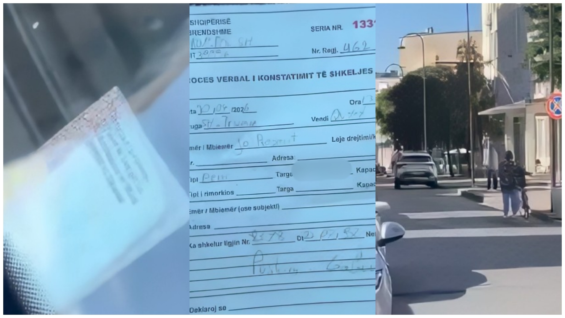 Qytetari parkon në vendin e dedikuar për PAK  Policia e gjobit me  dorë të hekurt 