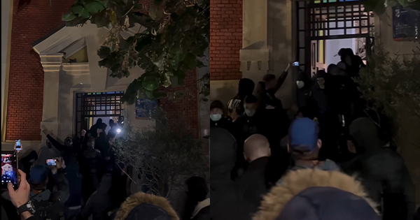 Dalin pamjet e para: Momentet kur protestuesit mësyjnë brenda Bashkisë Tiranë