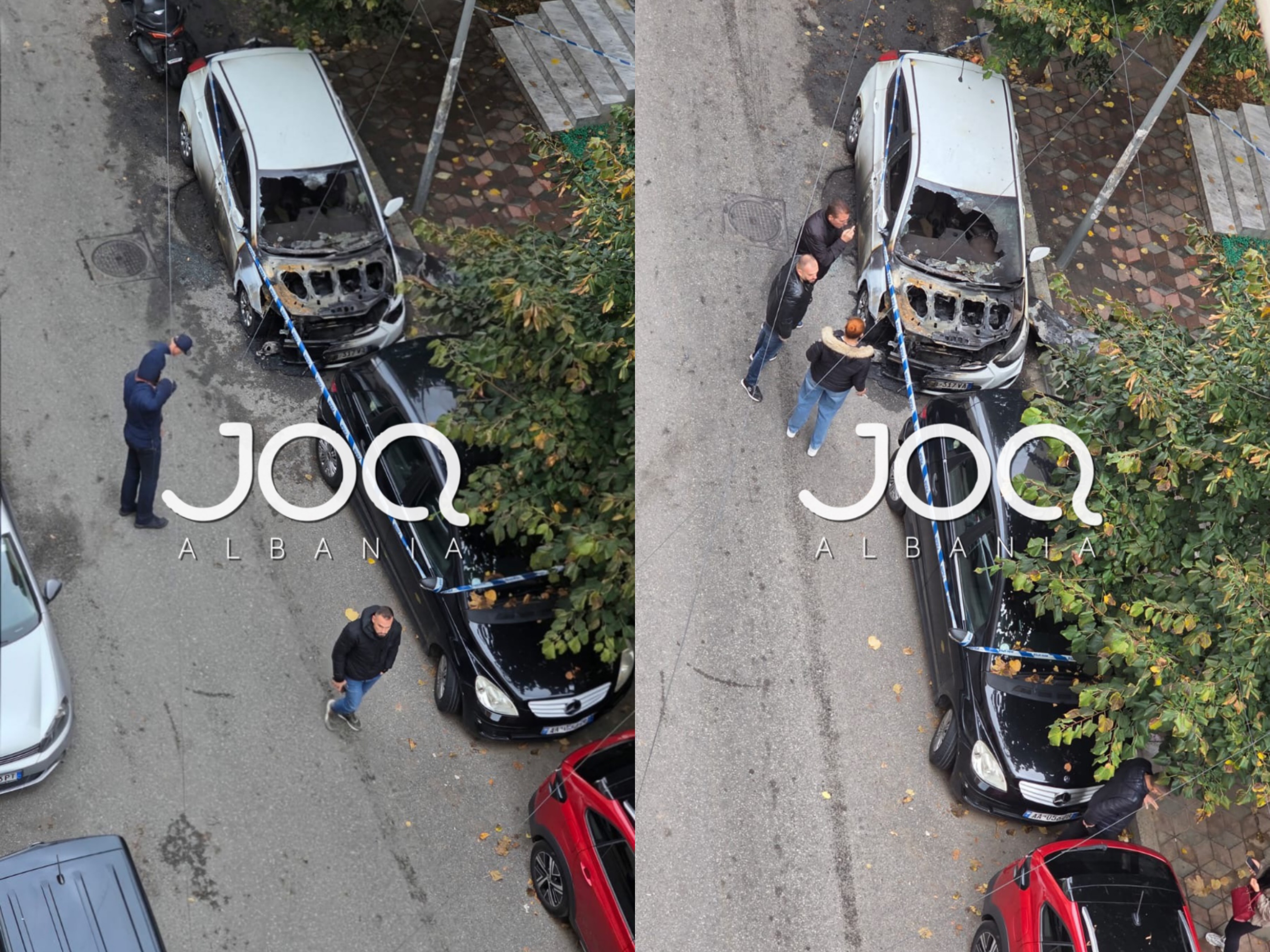 Digjen gjatë natës tri automjete dhe një dyqan në Tiranë