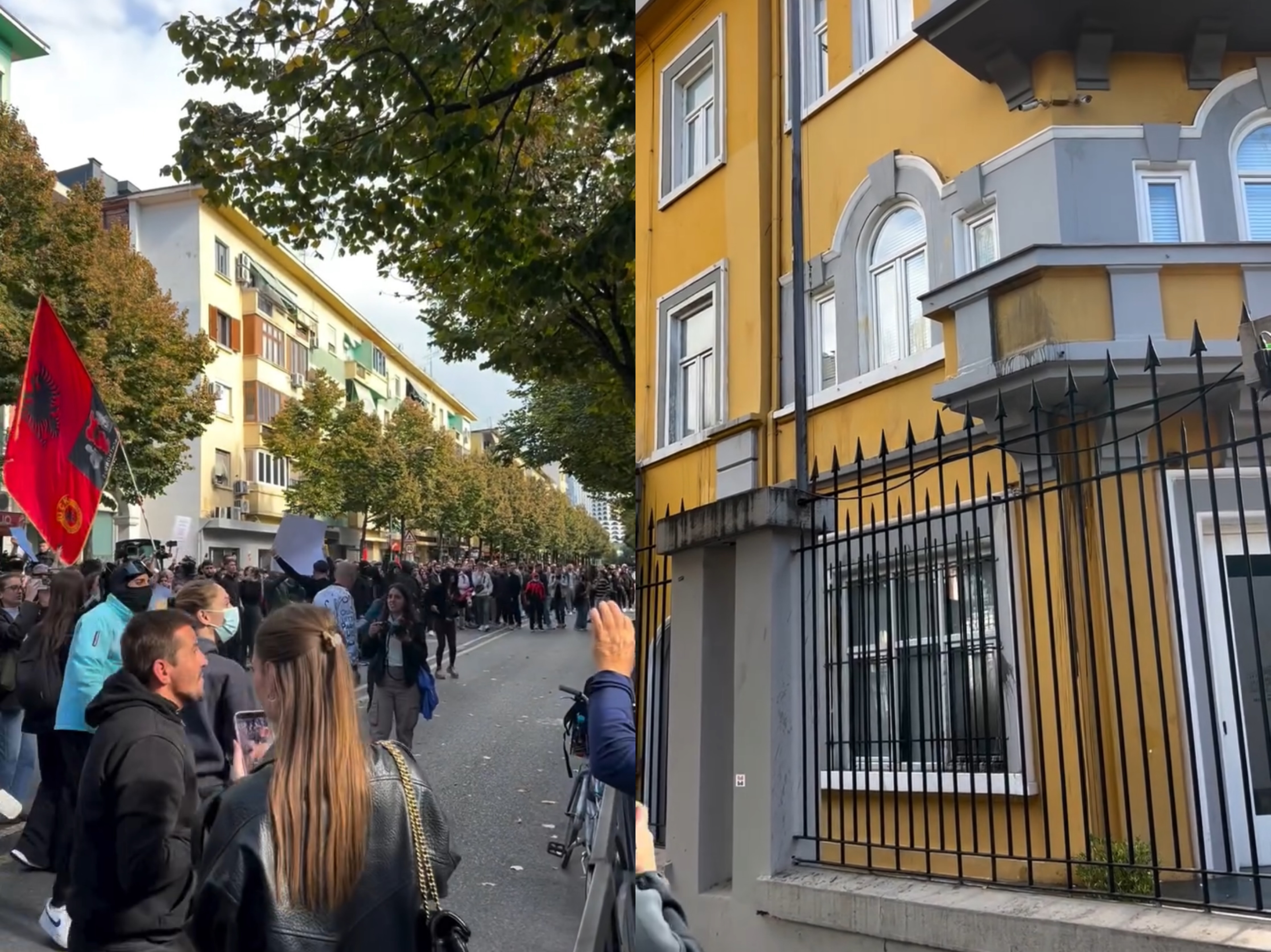 “Bie qeveria kur zgjohet rinia”, vezë dhe kapsolle drejt godinës së Ministrisë