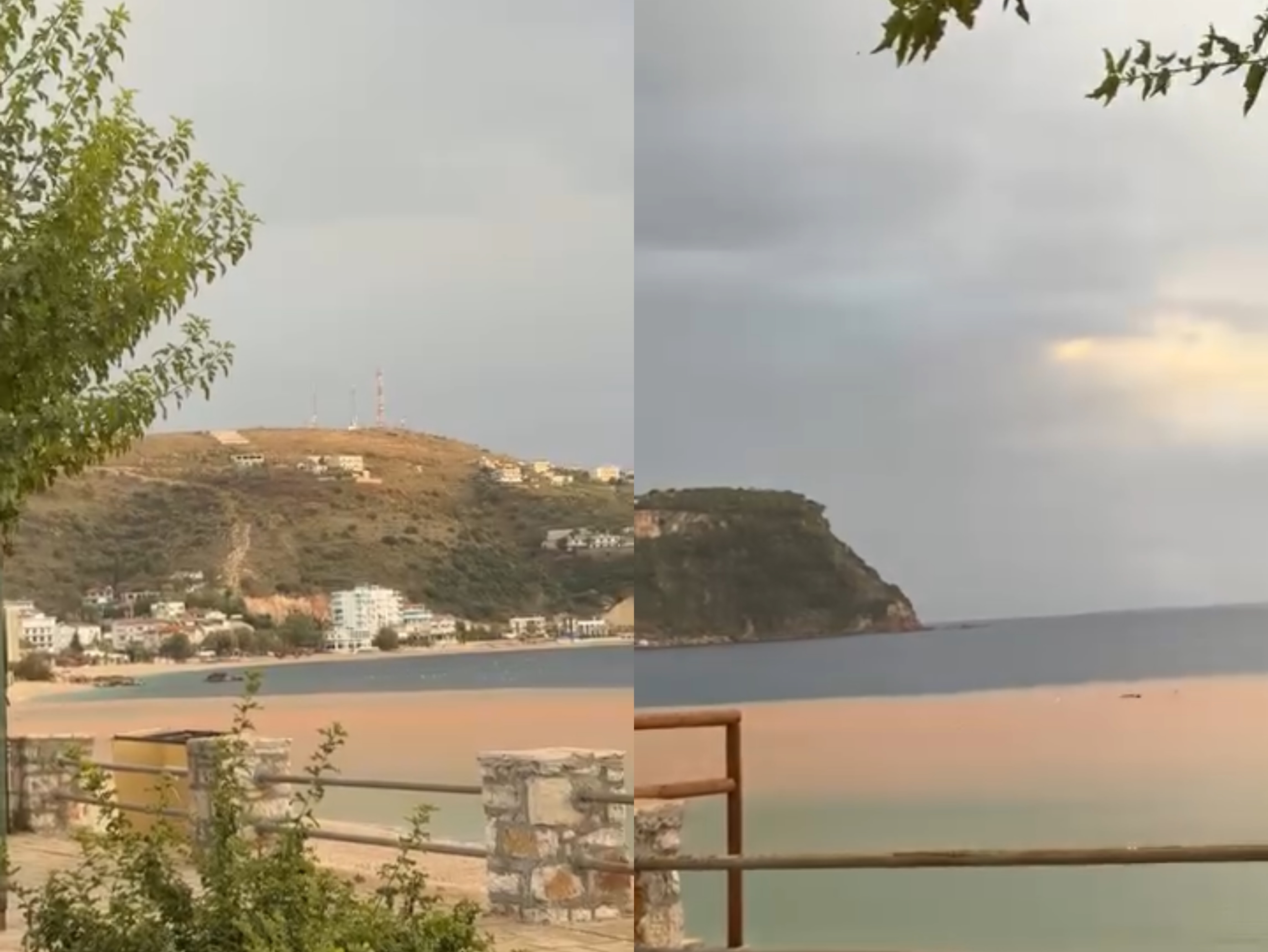 Deti në Potam merr ngjyrë kafe, inertet e hoteleve hidhen direkt në ujë