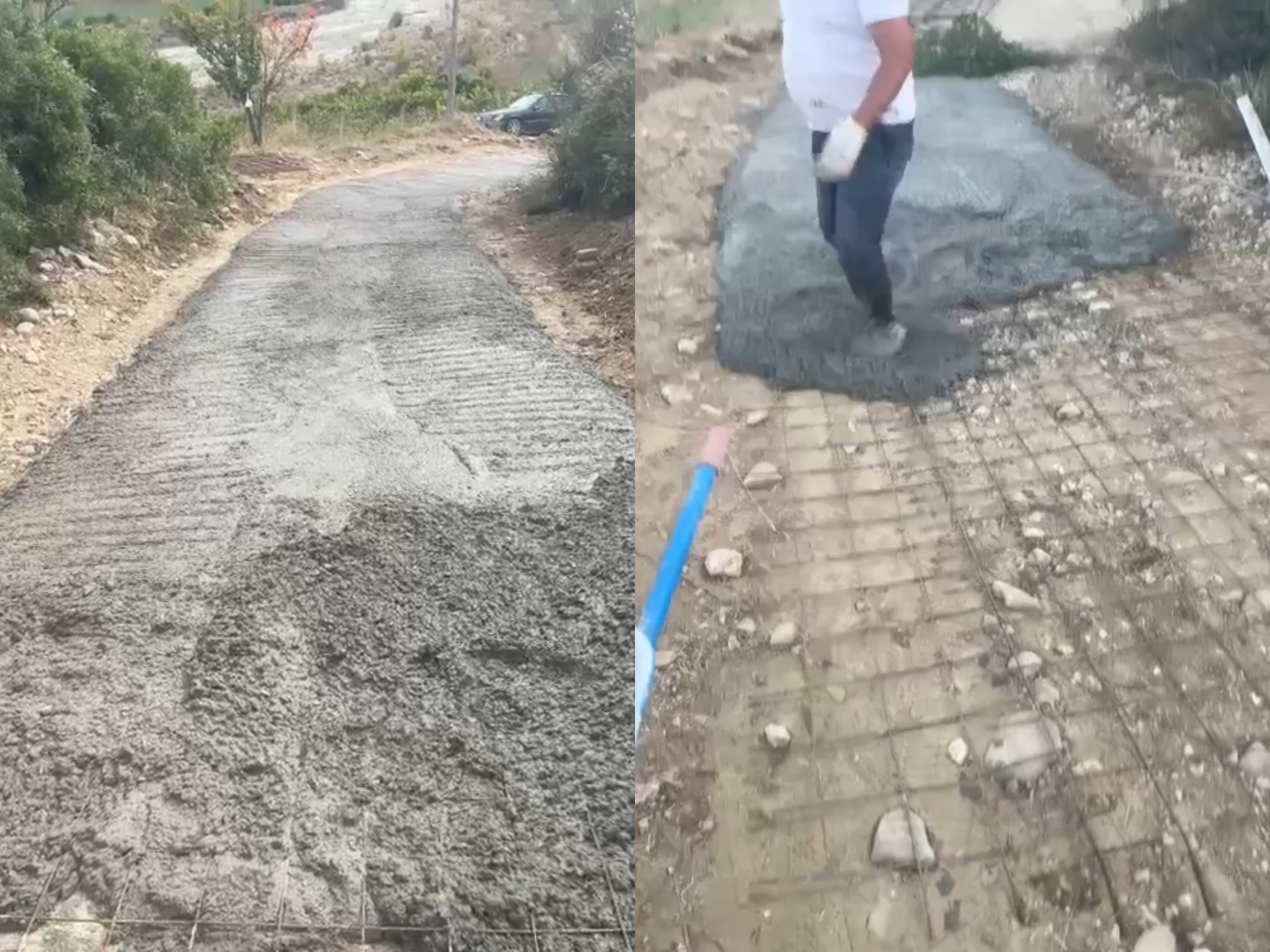 Banorët shtrojnë vetë rrugën në Gjoroven  Shteti nuk ka bërë asgjë
